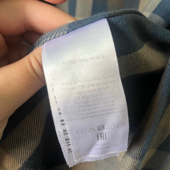 Men’s Fjall Raven Skog Button Down Plaid Shirt | Size XXL - Picture 4 of 7